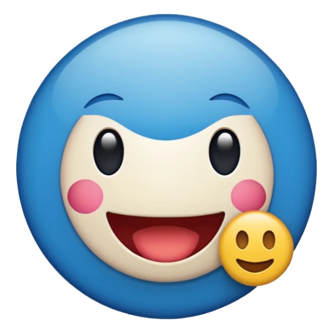 emoji de selo verificado do instagram, círculo azul, check branco no centro, estilo emoji oficial, fundo limpo, alta qualidade sticker