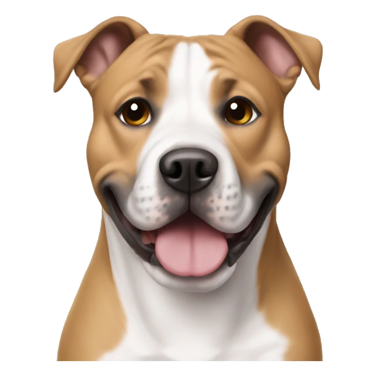 Male amstaff named Eddie sticker