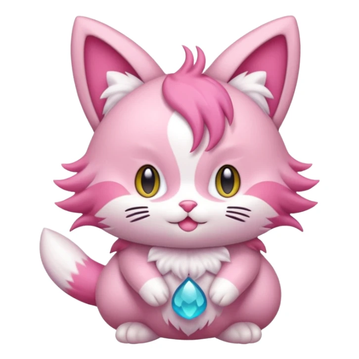  Fey Toony Sprigatito-Skitty-fusion-hybrid sticker