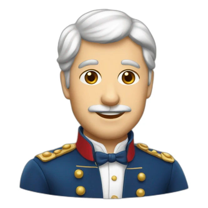 french man in french clothing sticker