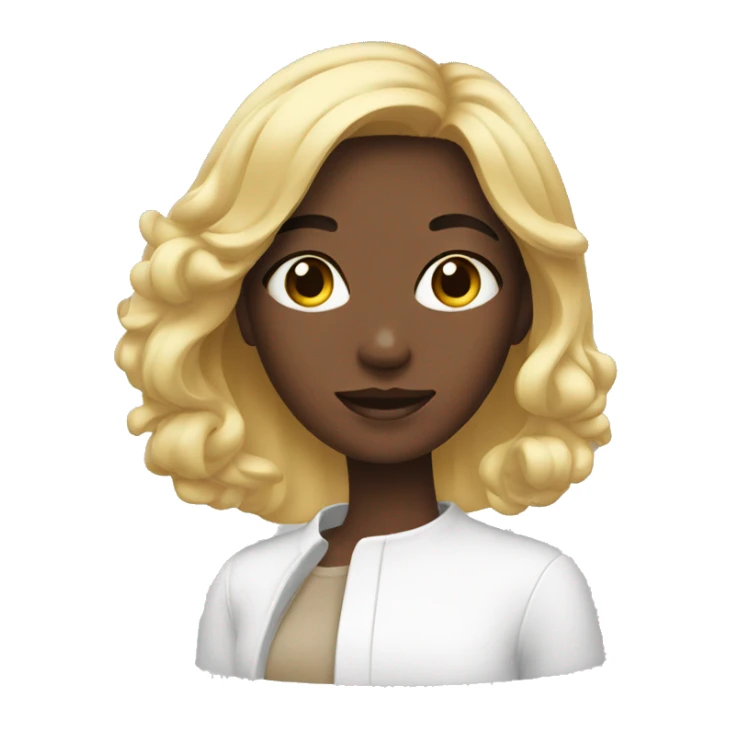 Girl whit skincare sticker