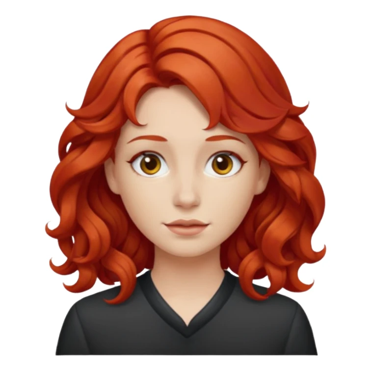 changer la couleur des cheveux en rouge sticker