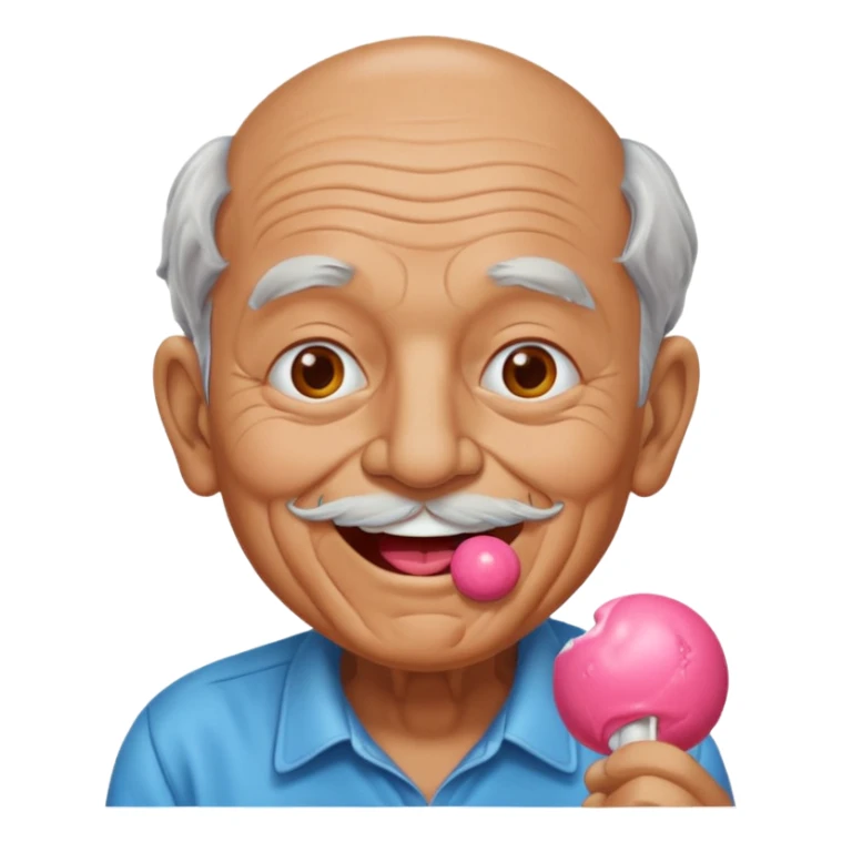 Grandpa xhewing bubblegum sticker