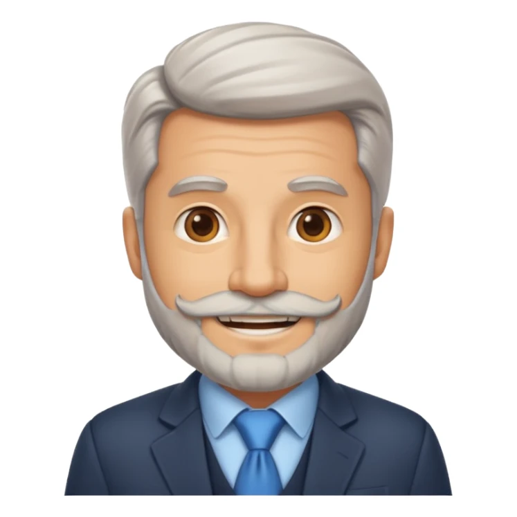 Compliance Boss with light greyed beard , herding policies like a pro sticker