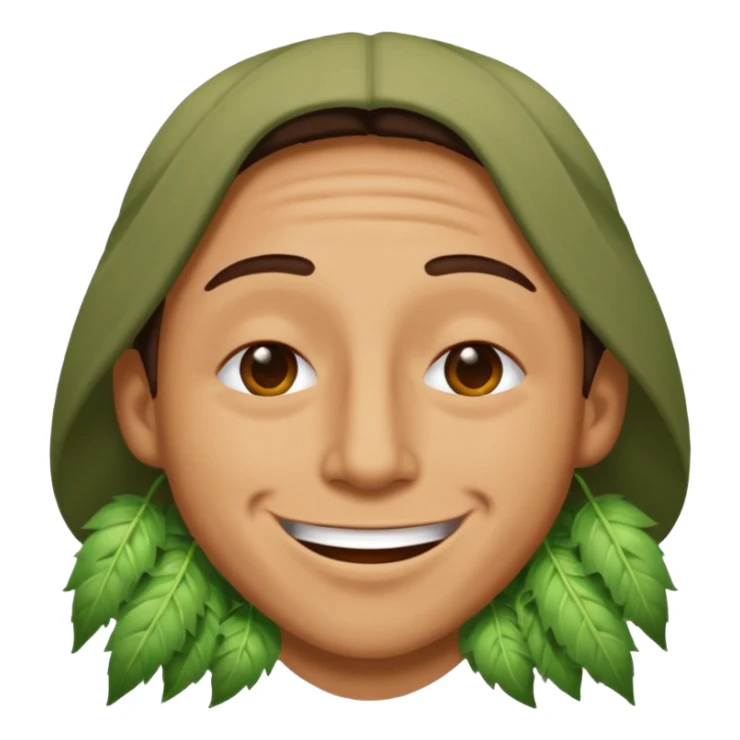 Stoner who's eyes are almost closed sticker