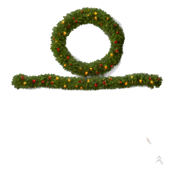 Garland on fireplace with shiplap sticker