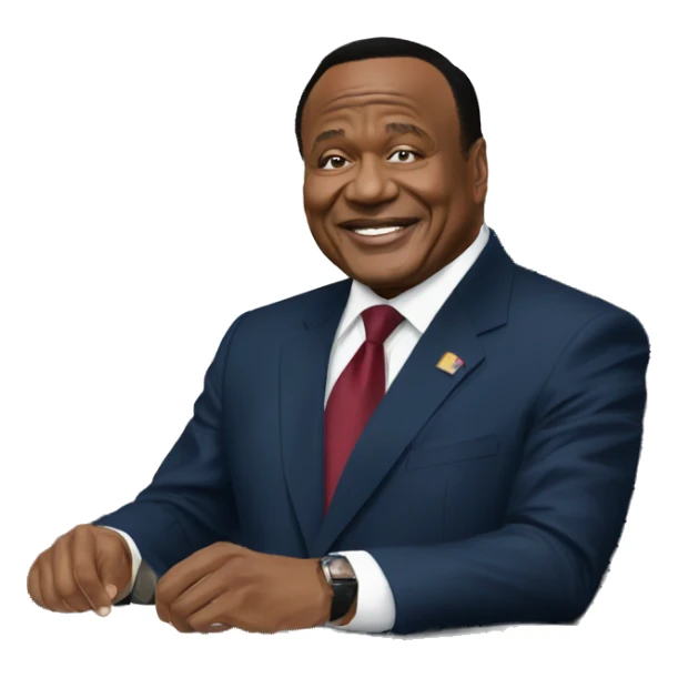 PRESIDENT DENIS SASSOU NGUESSO EN PLEUR sticker