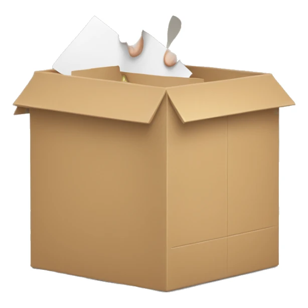 create me an emoji that shows a hand placing something in a donations box sticker