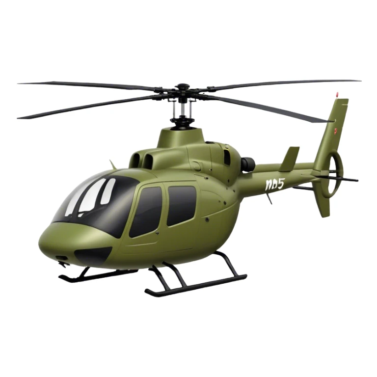 MD 500 - MD Helicopters (Model Year: 2021) (Iconic colour: Olive green) sticker