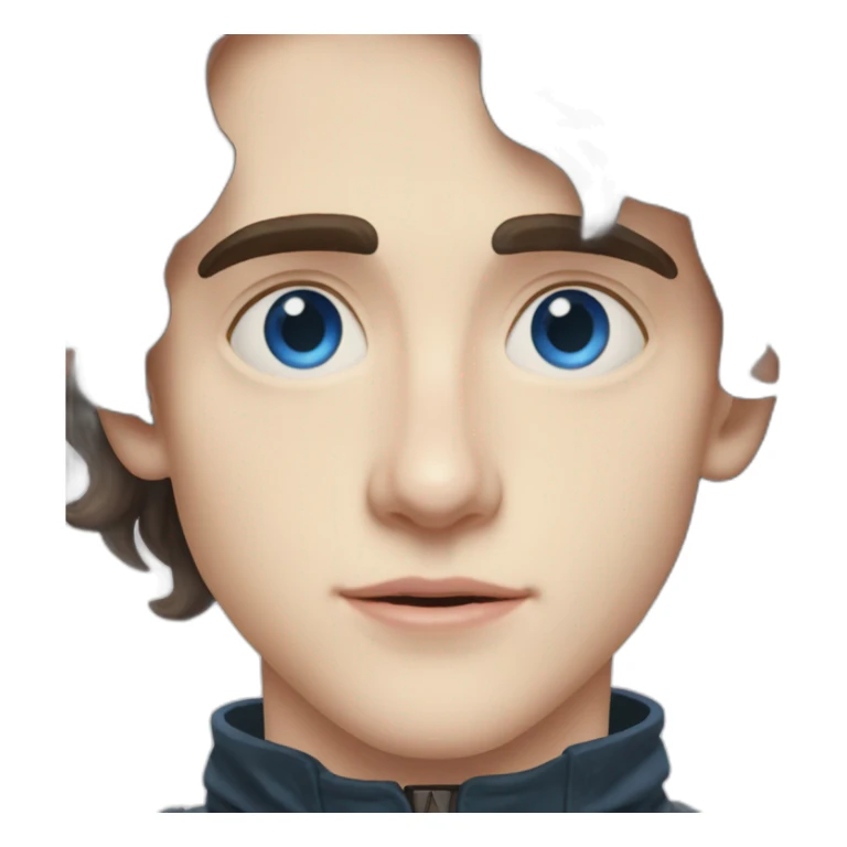 paul atreides still suit timothee chalamet blue eyes sticker