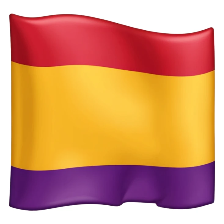 Bandera roja,amarilla y morada sticker