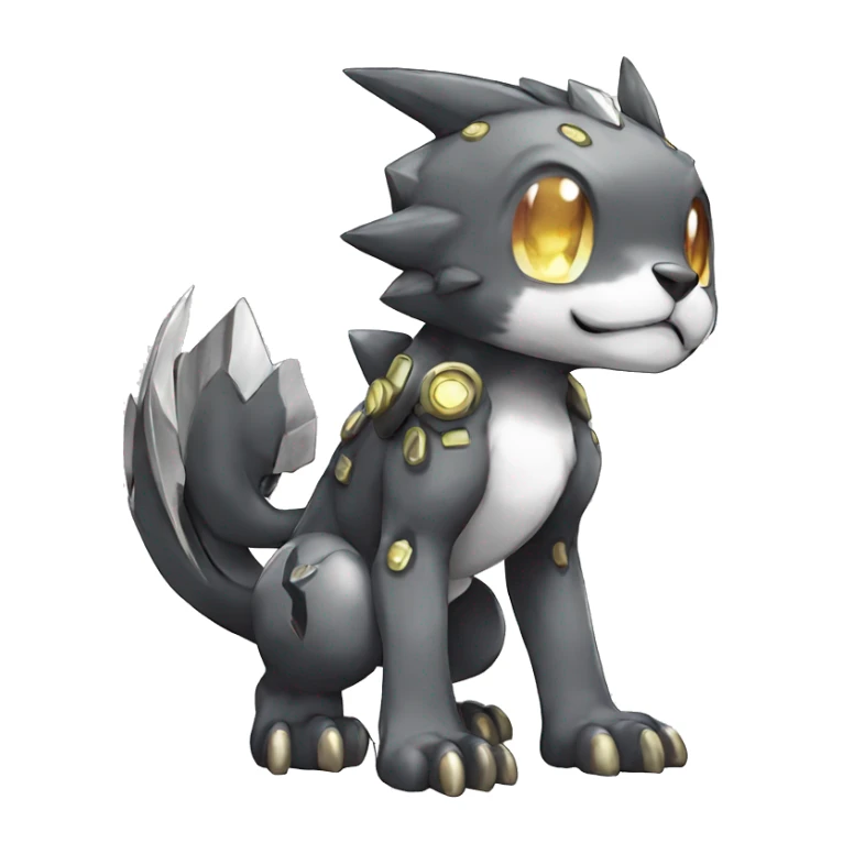 cute cool edgy shiny Digimon-Fakemon-animal full body sticker