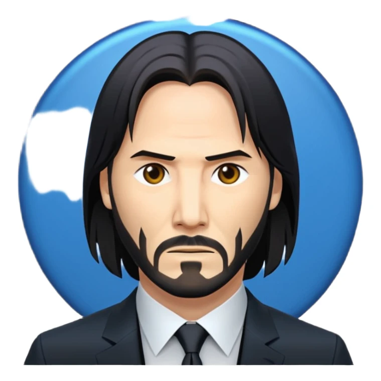 John wick emoji 100x100 pixel Up to 127 KB in size sticker