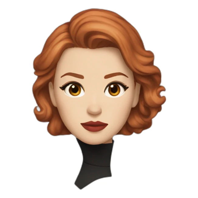 Scarlett Johansson as natasha romanov sticker