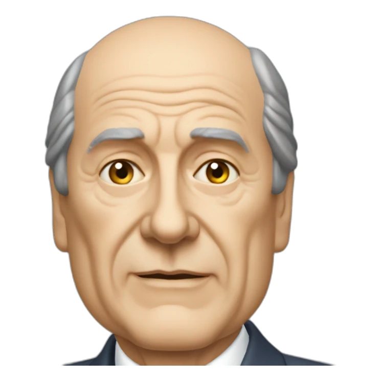 François Mitterand en emoji sticker