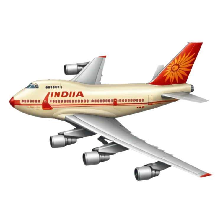 Air India b747 old with gears sticker