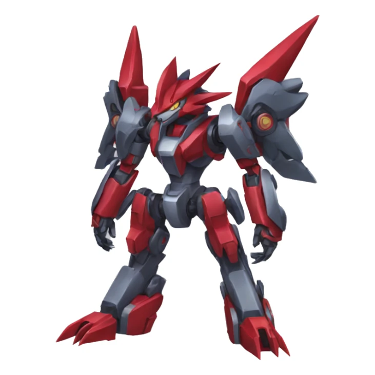 Bisharp-Zoroark-medabot-Mecha full body sticker