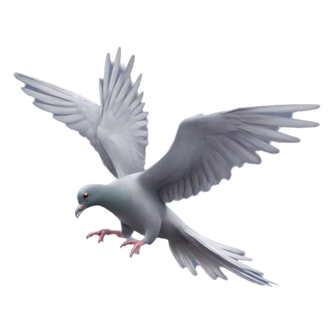 pigeon riding another pigeon like a dragon sticker