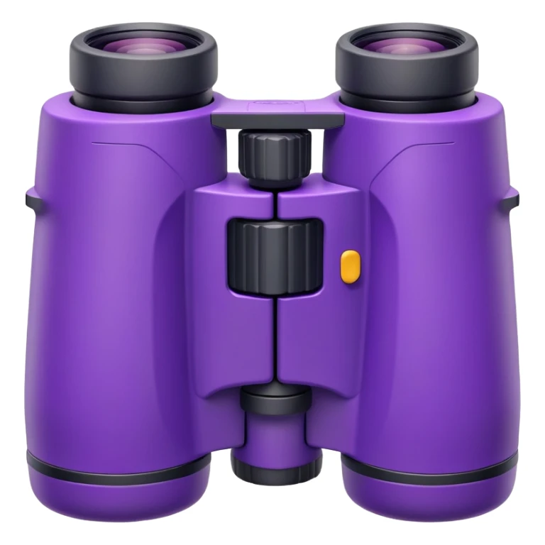 less detailed binoculars in purple color sticker