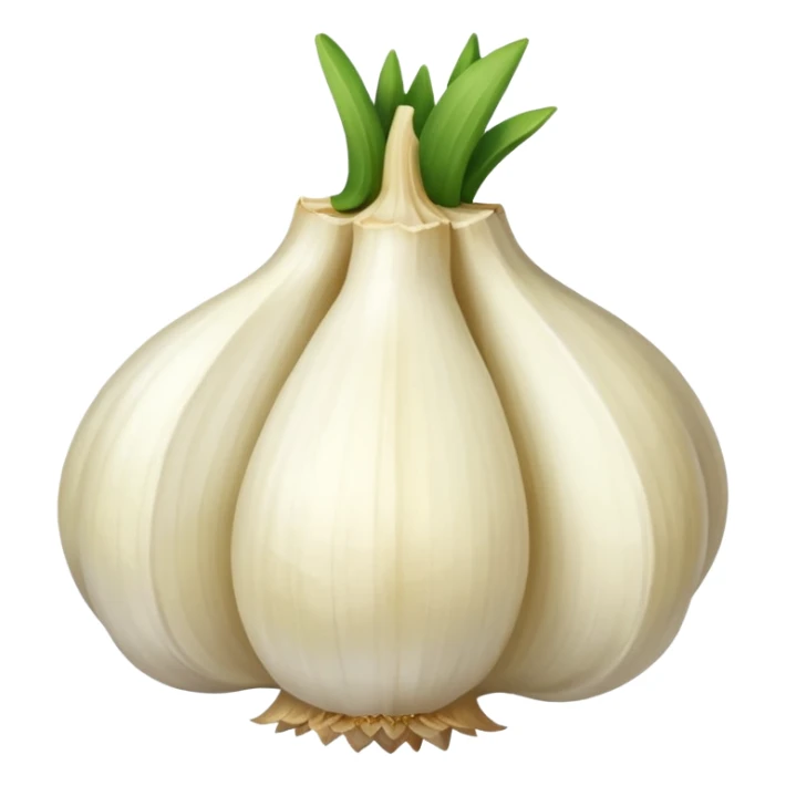 a clove of garlic sticker