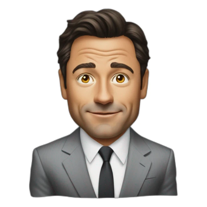 Jordan Belfort in the wolf of wall street sticker