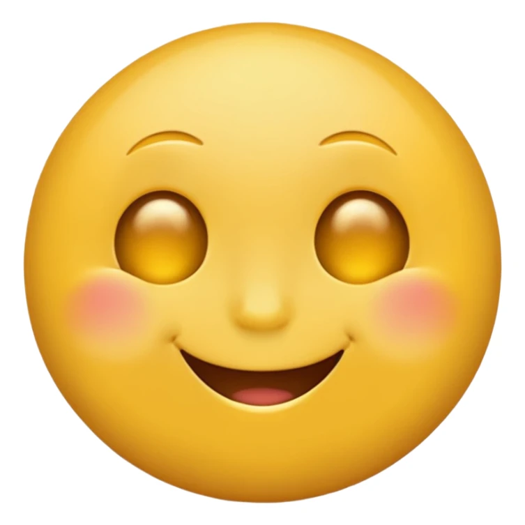 Round face emoji sticker  😁- radiant and big smiley face with smiling closed eyes sticker