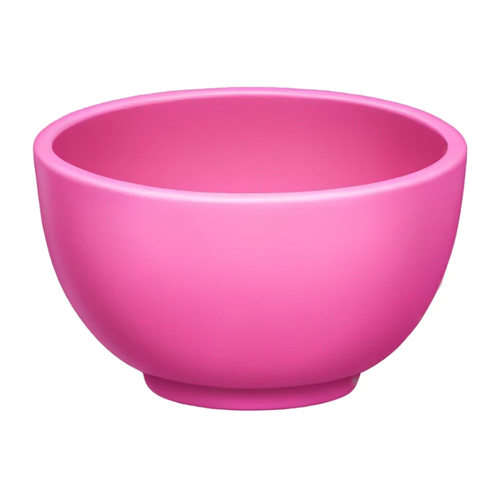 pink bowl sticker