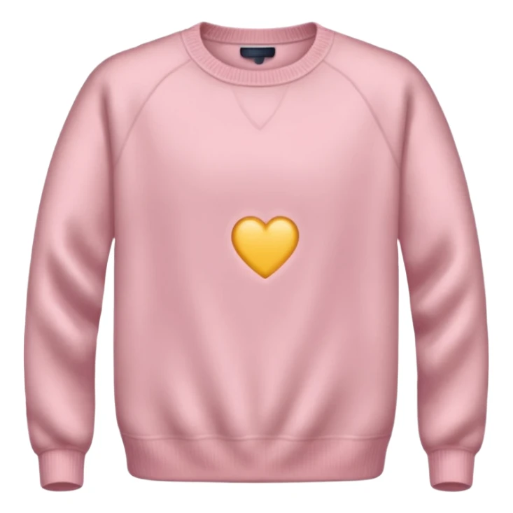 very very light pink sweater without any faces on them sticker