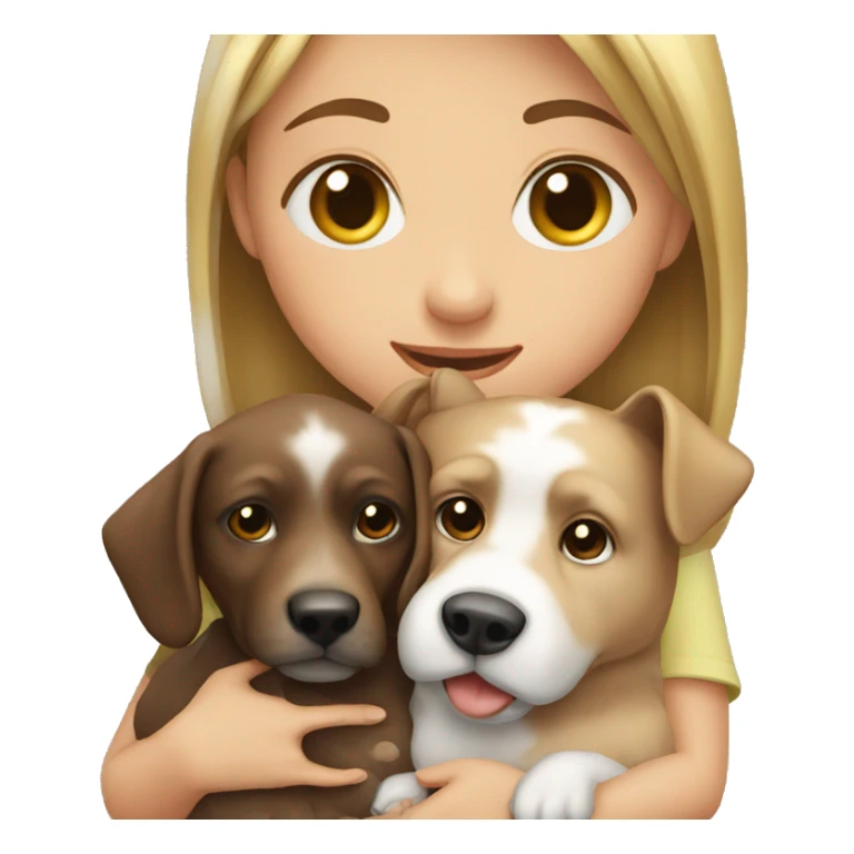 girl with pet sticker