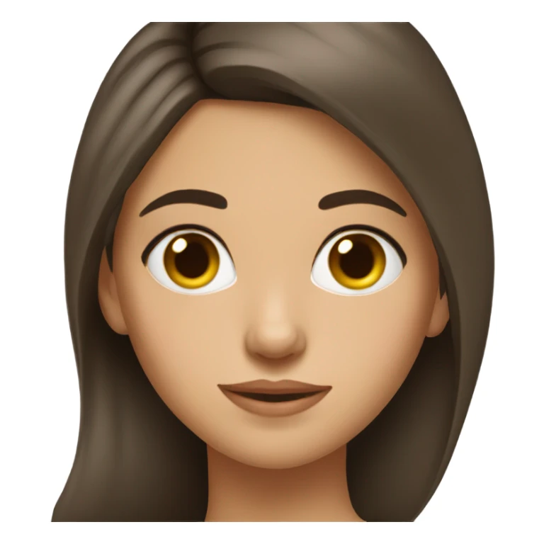 A brunette russian girl sticker