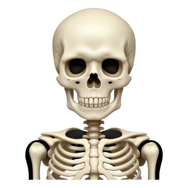 Skeleton sticker