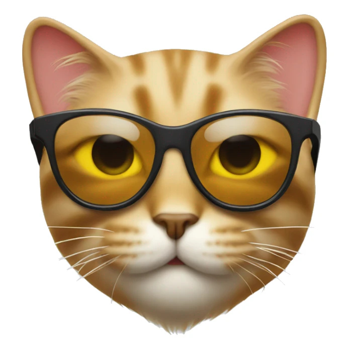 sunglasses cat sticker