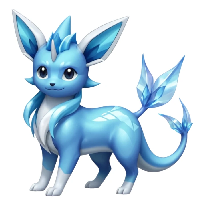 Vaporeon-Glaceon-Suicune-Amaura-Dialga-fusion sticker