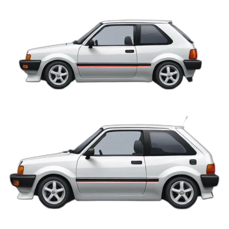 Toyota starlet gt turbo sticker