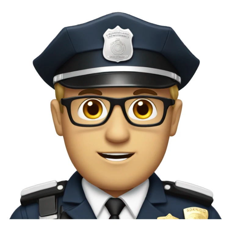 Andy sambger as a police officer  sticker