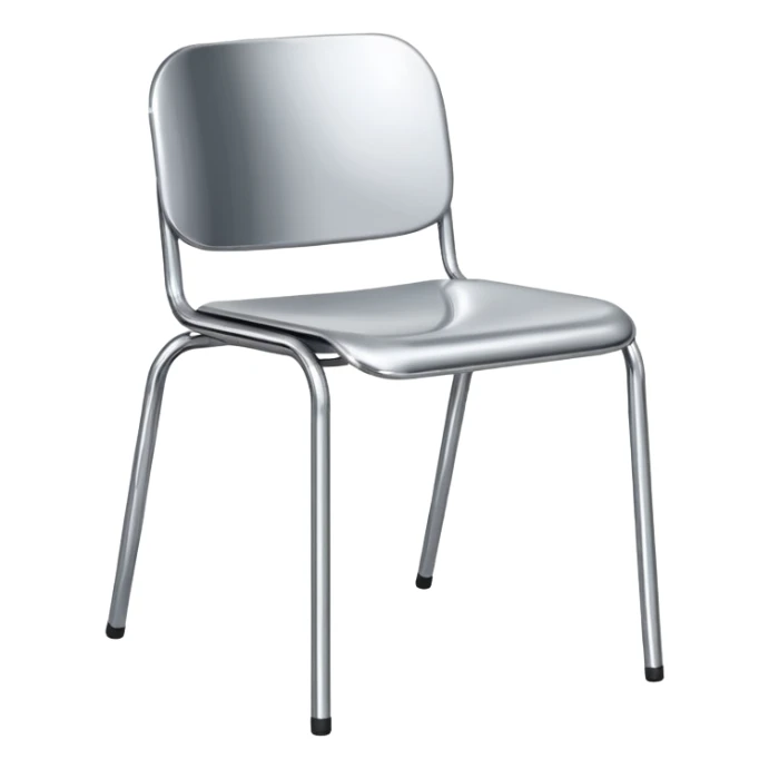 danish design metal chair sticker