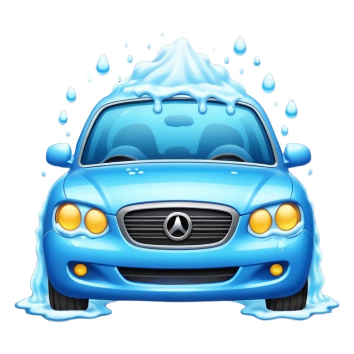 generate emoji for car wash icon sticker