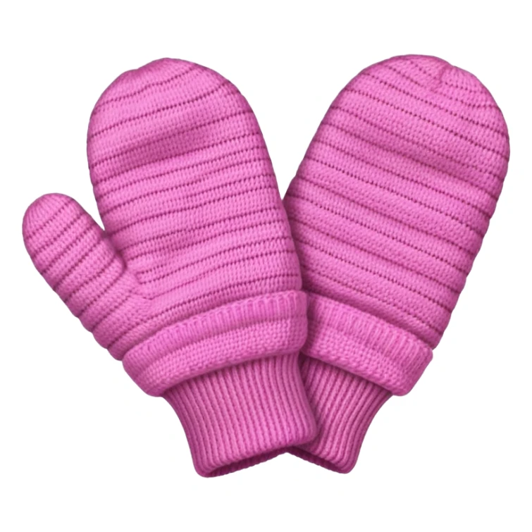 pink pair of mittens sticker