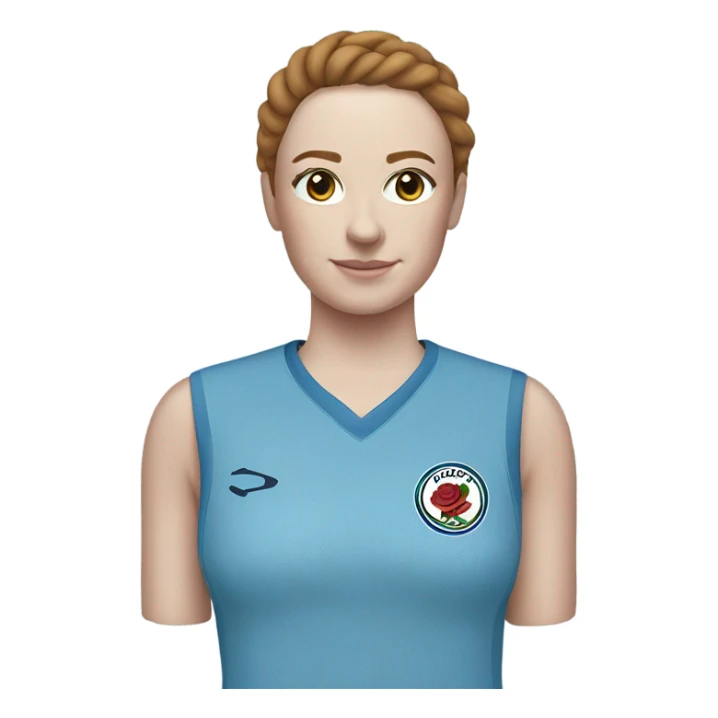 rose lavelle in light blue jersey sticker