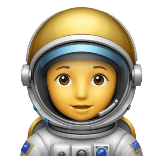 Astronaut helmet with Suggests a contained environment and communication. sticker