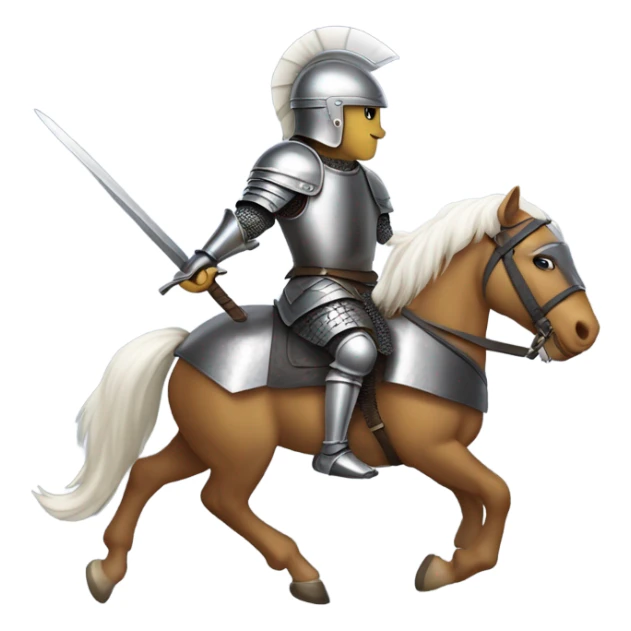 Clash royale prince on small horse sticker