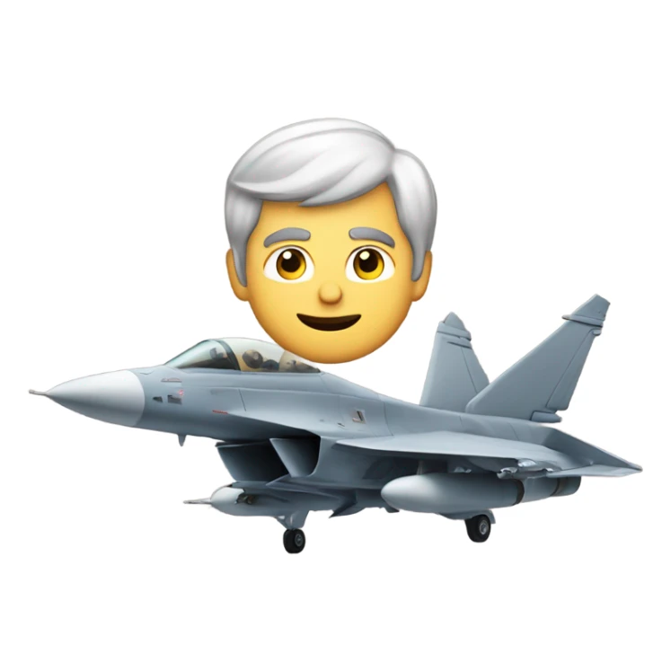 Martin Apprich in a fighter jet sticker