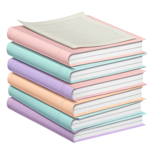 mac os mixed papers, wall paints, videos skeuomorphic sticker