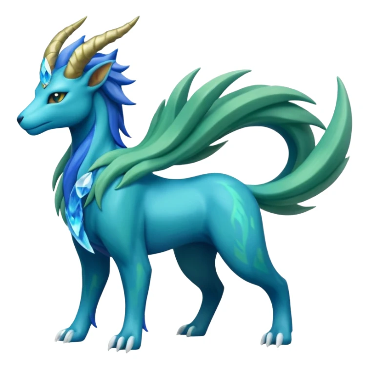 Manectric-Suicune-Virizion-Zygarde-fusion-hybrid-creature  sticker