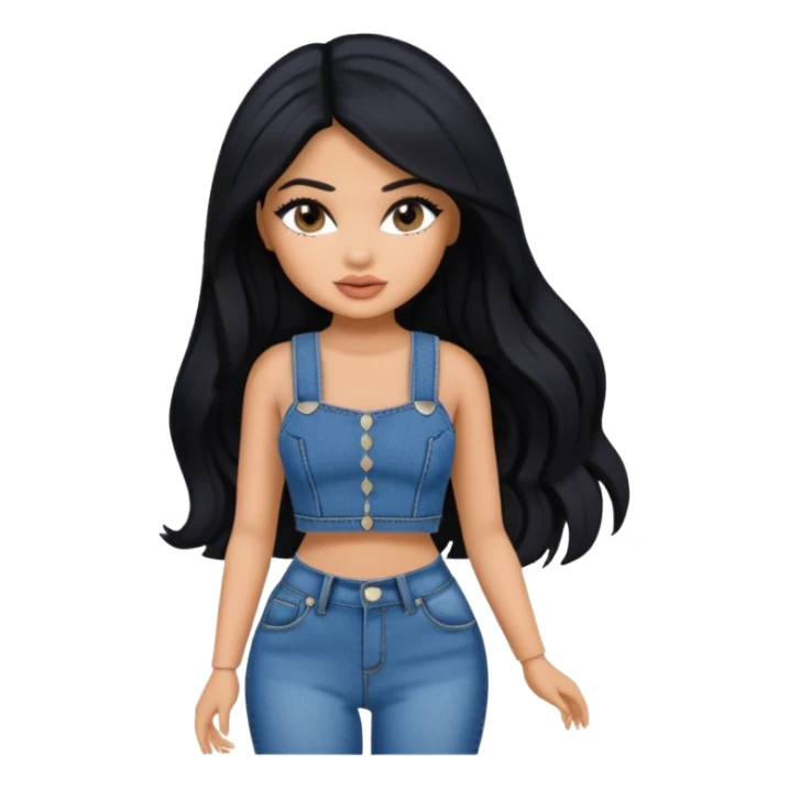 kylie jenner as pretty bratz baddie sticker