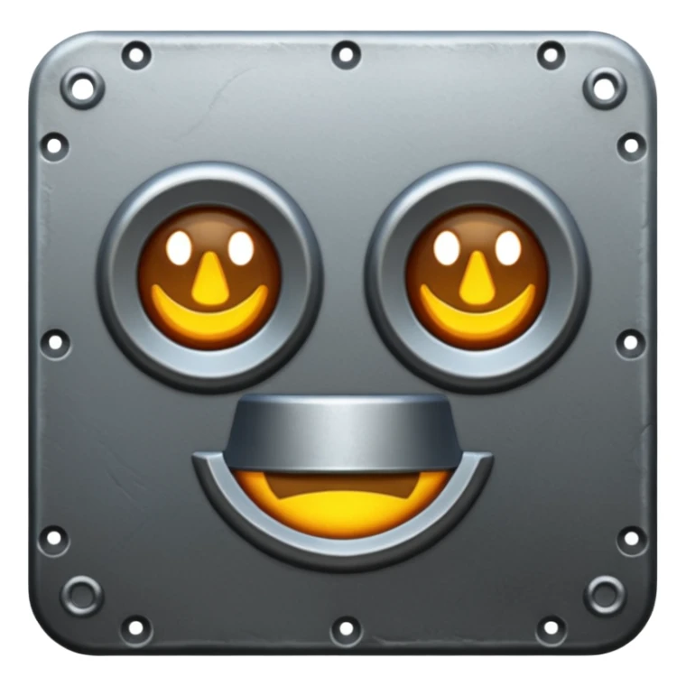 crafted iron sticker