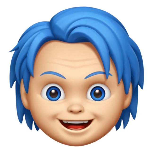 Un emojin de chuky sticker