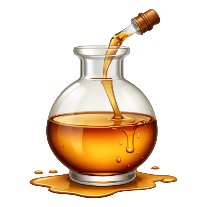 spilled bottle of brendy sticker