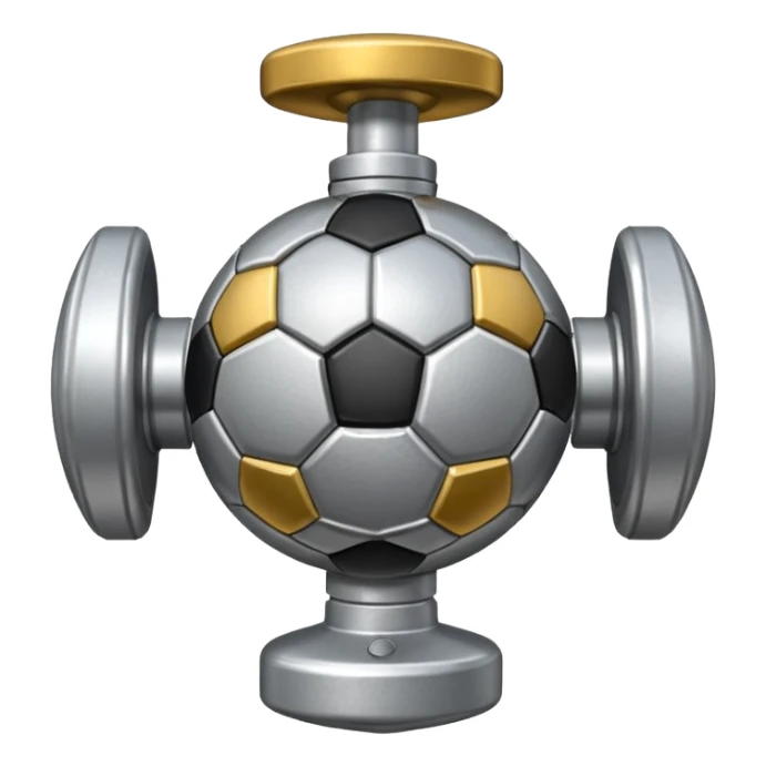 football valve, close-up, realistic, simple background sticker