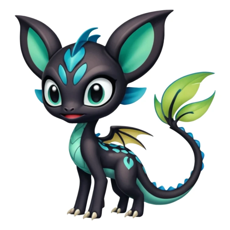 Colorful Realistic Exotic Meloetta-Venom-Stitch-Toothless-Fakémon-creature-hybrid sticker